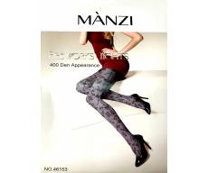 MANZI 400 Den непрозрачные колготки с рисунком
