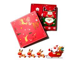 JIEERLI / Подарочный набор носки с принтом "MERRY CHRISTMAS"