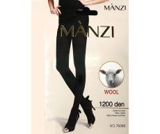 MANZI 1200 Den шерстяные колготки  