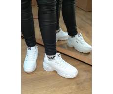 Женские кроссовки белые в стиле фила FILA Ful