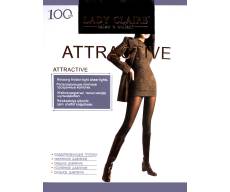LADY CLAIRE 100 Den ATTRACTIVE эластичные колготки, матовые