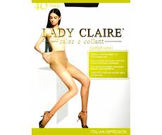 LADY CLAIRE 40 Den эластичные плотные колготки очень большого размера