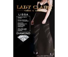 LADY CLAIRE матовые колготки микрофибра с клепками