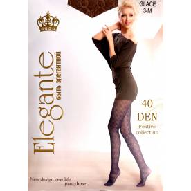 Elegante 40 Den колготки с принтом.