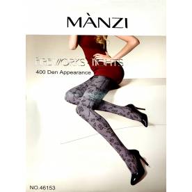 MANZI 400 Den непрозрачные колготки с рисунком