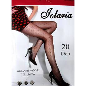 Jolaria 20 Den черные колготки в черный горох