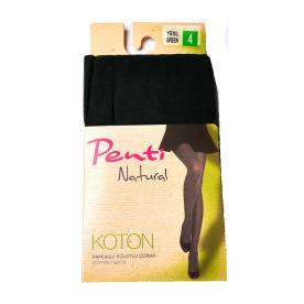 Penti Natural женские колготки котон (зеленый)