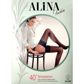 ALiNA 40 Den чулки с элегантной кружевной резинкой