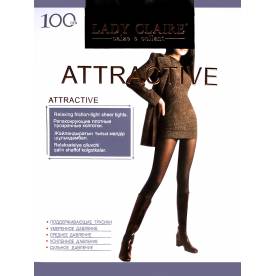LADY CLAIRE 100 Den ATTRACTIVE эластичные колготки, матовые