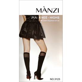 MANZI 40 Den эластичные гольфы с бантиком