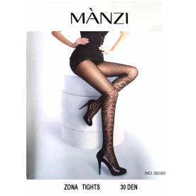 MANZI 30 Den непрозрачные колготки с рисунком