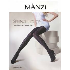 MANZI 300 Den непрозрачные колготки с рисунком