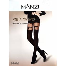 MANZI 400 Den непрозрачные колготки с рисунком