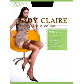 LADY CLAIRE 20 Den NINFA эластичные матовые чулки