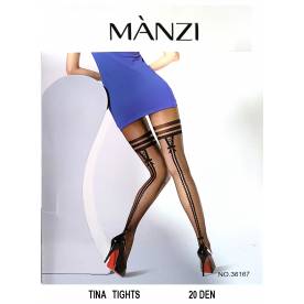 MANZI 20 Den непрозрачные колготки с рисунком