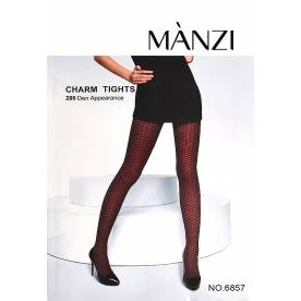 MANZI 280 Den непрозрачные колготки с рисунком