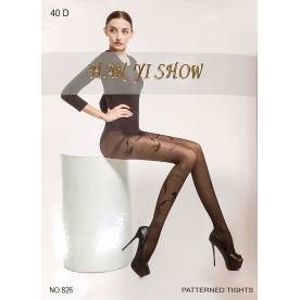 HAN YI SHOW 40 Den колготки с фантазийным рисунком
