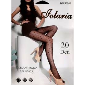 Jolaria 20 Den черные колготки в черный горох